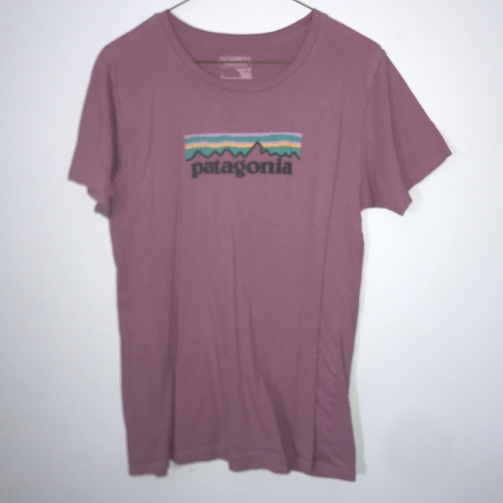 Patagonia logo tee